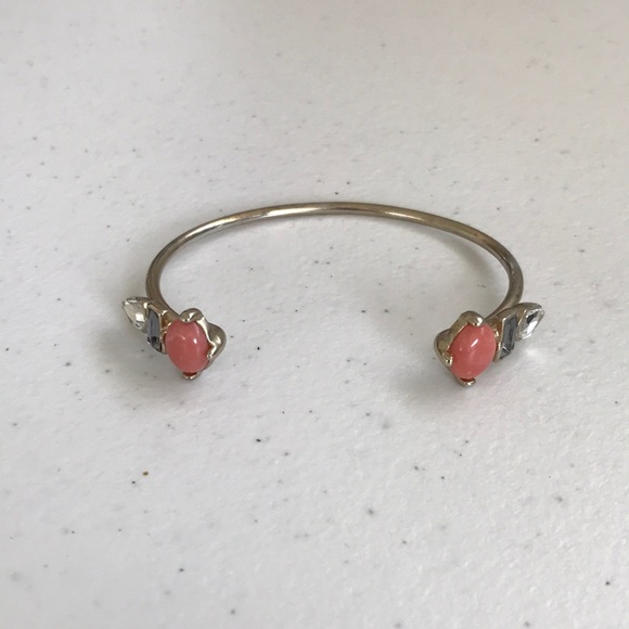 Vintage Jewelry - Vintage Pink Stone and Faux diamond Bracelet